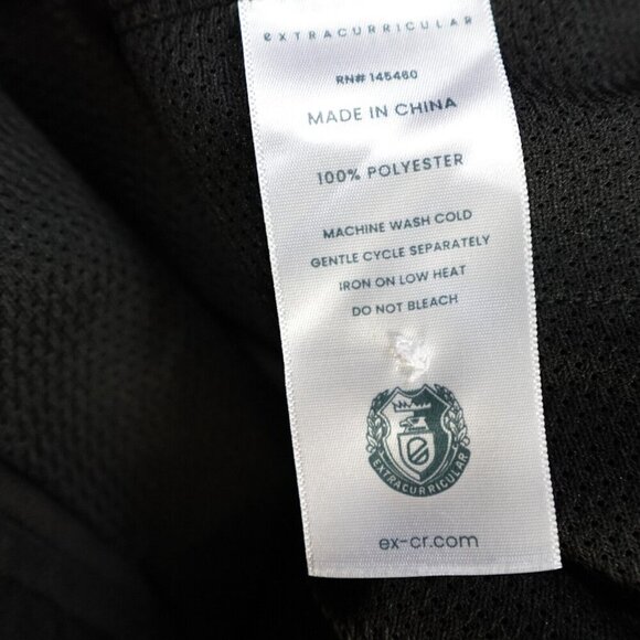 Extracurricular Mens Shorts 38 Black Solid 9" in Performance Golf NEW - Picture 10 of 12